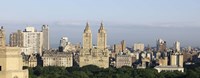 The Dakota, The Langham, The San Remo, Central Park West, Manhattan, New York City, New York State, USA by Panoramic Images - 36" x 12"