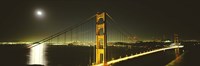 Golden Gate Bridge at Night, San Francisco, California, USA Fine Art Print