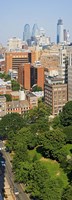 Skyscrapers in a city, Washington Square, Philadelphia, Philadelphia County, Pennsylvania, USA Fine Art Print