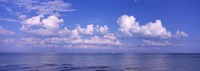 Clouds over the sea, Tampa Bay, Gulf Of Mexico, Anna Maria Island, Manatee County, Florida Fine Art Print