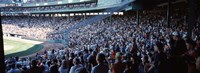 Spectators watching a baseball match in a stadium, Fenway Park, Boston, Suffolk County, Massachusetts, USA Fine Art Print