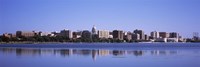 Lake Monona and Madison Skyline,Wisconsin Fine Art Print