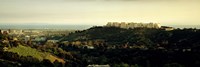 High angle view of a city, Santa Monica, Los Angeles County, California, USA Fine Art Print