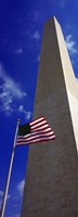 Low angle view of an obelisk, Washington Monument, Washington DC Fine Art Print