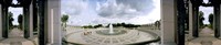 360 degree view of a war memorial, National World War II Memorial, Washington DC, USA Fine Art Print