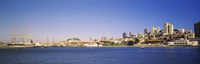 Sea with a city in the background, San Francisco, California by Panoramic Images - 36" x 12"