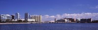 City at the waterfront, Hillsborough Bay, Tampa, Hillsborough County, Florida, USA Fine Art Print