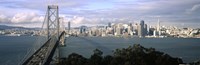 San Francisco skyline with Bay Bridge, California, USA Fine Art Print