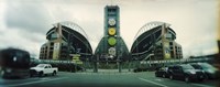 Facade of a stadium, Qwest Field, Seattle, Washington State, USA Fine Art Print