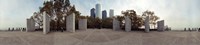 360 degree view of a war memorial, East Coast Memorial, Battery Park, Manhattan, New York City, New York State, USA Fine Art Print