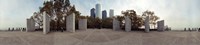360 degree view of a war memorial, East Coast Memorial, Battery Park, Manhattan, New York City, New York State, USA by Panoramic Images - 36" x 12" - $34.99