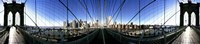 Mirror View of the Brooklyn Bridge Fine Art Print