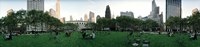 360 degree view of a public park, Bryant Park, Manhattan, New York City, New York State, USA Fine Art Print