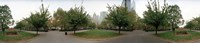 360 degree view of a public park, Battery Park, Manhattan, New York City, New York State, USA Fine Art Print