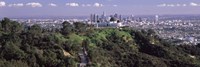 Griffith Park Observatory and Los Angeles in the background, California Fine Art Print