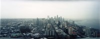 City viewed from the Space Needle, Queen Anne Hill, Seattle, Washington State, USA 2010 Fine Art Print