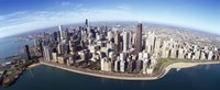 Aerial view of a city, Chicago, Cook County, Illinois, USA 2010 Fine Art Print
