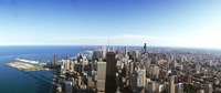 View of Chicago from the air, Cook County, Illinois, USA 2010 by Panoramic Images, 2010 - 36" x 12"