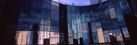 Reflection of skyscrapers in the glasses of a building, Citycenter, The Strip, Las Vegas, Nevada, USA by Panoramic Images - 36" x 12"