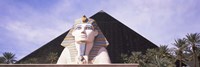 Statue in front of a hotel, Luxor Las Vegas, The Strip, Las Vegas, Nevada, USA Fine Art Print
