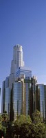 Skyscrapers in a city, Los Angeles County, California, USA Fine Art Print