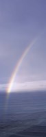 Rainbow over ocean, Honolulu, Oahu, Hawaii, USA Fine Art Print
