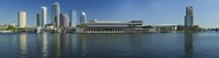 Buildings at the waterfront, Tampa, Hillsborough County, Florida, USA Fine Art Print