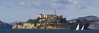 Prison on an island, Alcatraz Island, San Francisco Bay, San Francisco, California Fine Art Print