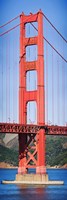 Suspension bridge tower, Golden Gate Bridge, San Francisco Bay, San Francisco, California, USA Fine Art Print