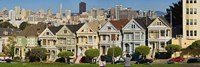 Famous row of Victorian Houses called Painted Ladies, San Francisco, California, USA 2011 Fine Art Print