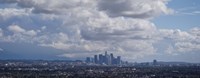 Cloudy Sky Over Los Angeles Fine Art Print