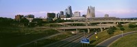 Highway interchange, Kansas City, Missouri, USA Fine Art Print