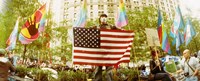 Occupy Wall Street protester, Zuccotti Park, Lower Manhattan, Manhattan, New York City, New York State, USA Fine Art Print