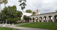 Colonnade in Balboa Park, San Diego, California, USA Fine Art Print