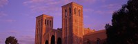 Low angle view of Royce Hall at university campus, University of California, Los Angeles, California, USA Fine Art Print