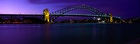 Australia, Sydney, Harbor Bridge Fine Art Print