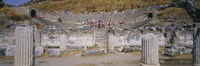 Tourists In A Temple, Temple Of Hadrian, Ephesus, Turkey by Panoramic Images - 27" x 9"