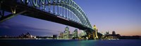 Low angle view of a bridge, Sydney Harbor Bridge, Sydney, New South Wales, Australia Fine Art Print