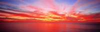 Sunset Pacific Ocean California USA