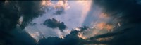 Clouds With God Rays Fine Art Print