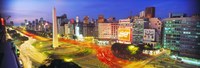 Plaza De La Republica, Buenos Aires, Argentina by Panoramic Images - 27" x 9" - $28.99
