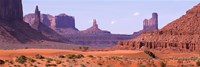 View To Northwest From 1st Marker In The Valley, Monument Valley, Arizona, USA, Fine Art Print