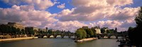 France, Paris, Seine River Fine Art Print