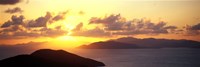 Sunset Virgin Gorda British Virgin Islands Fine Art Print