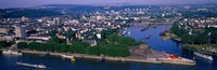 Rhine River Mosel River Koblenz Germany Fine Art Print