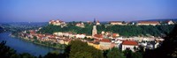 Skyline Salzach River Burghausen Bavaria Germany Fine Art Print