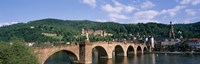 Arch bridge across a river, Neckar River, Heidelberg, Baden-Wurttemberg, Germany Fine Art Print
