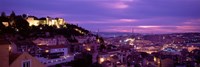 Elevated View Of The City, Skyline, Cityscape, Lisbon, Portugal Fine Art Print