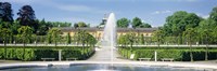 Fountain in a garden, Potsdam, Germany Fine Art Print