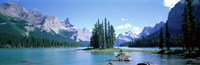 Maligne Lake Near Jasper, Alberta, Canada Fine Art Print